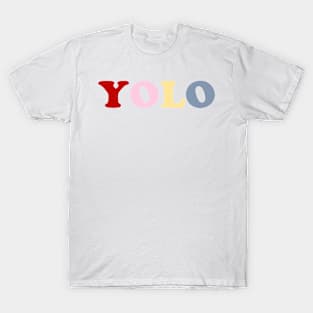 rainbow YOLO T-Shirt